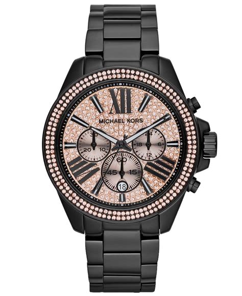 latest michael kors watches 2017|Michael Kors black watches women.